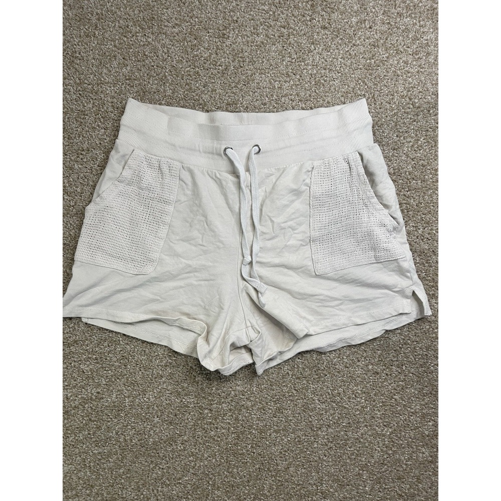 Tommy John Shorts Women Beige‎ 1X Lounge Drawstring Sleep Sleepwear Soft